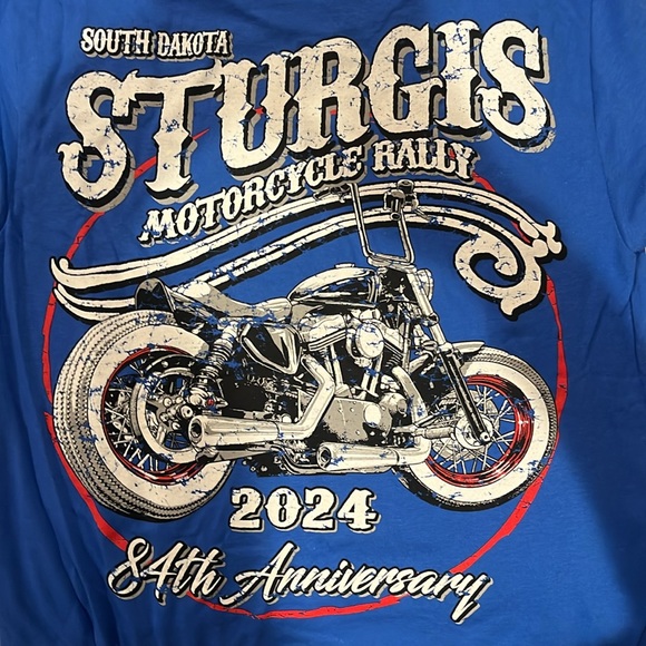 Women’s Sturgis 2024 t-shirt new never worn size Small. Comes w/ free bandanna - Picture 3 of 4